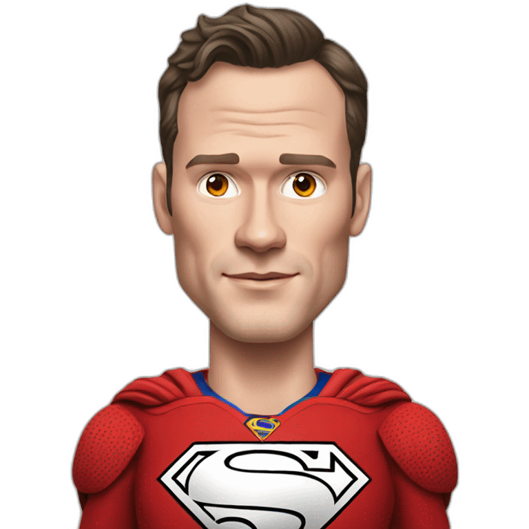 Jonathan Toews as Superman emoji