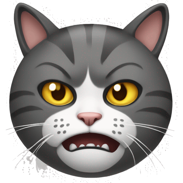 angry cat emoji