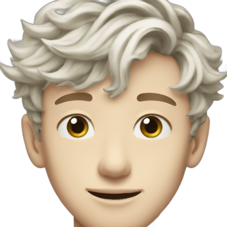 troye sivan head smiling eyes closed emoji