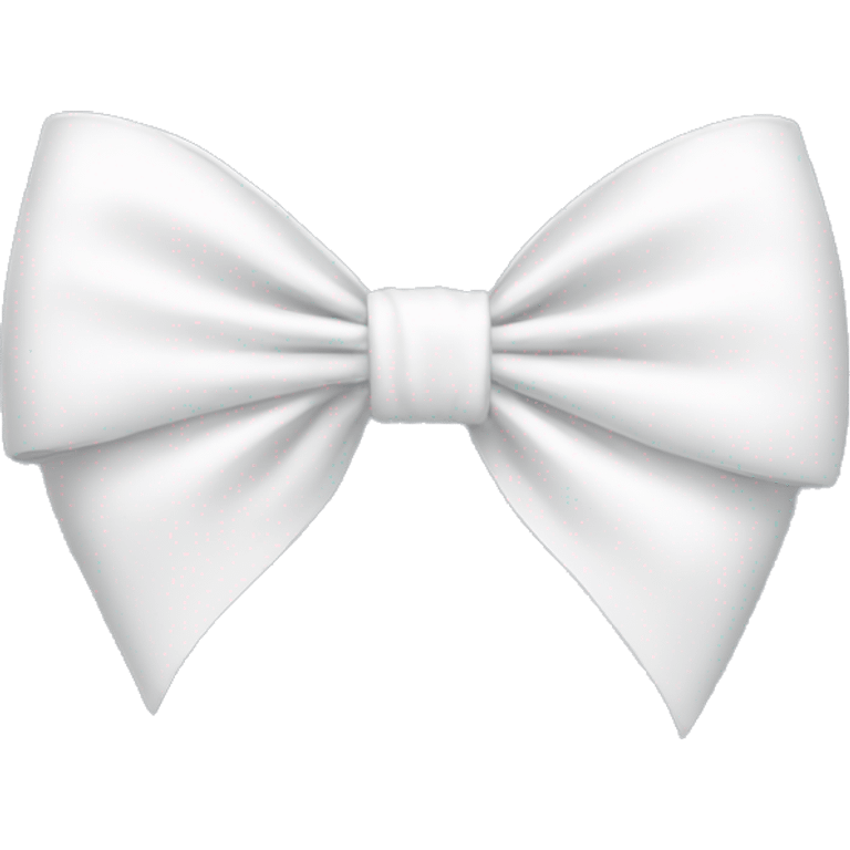 White bow emoji