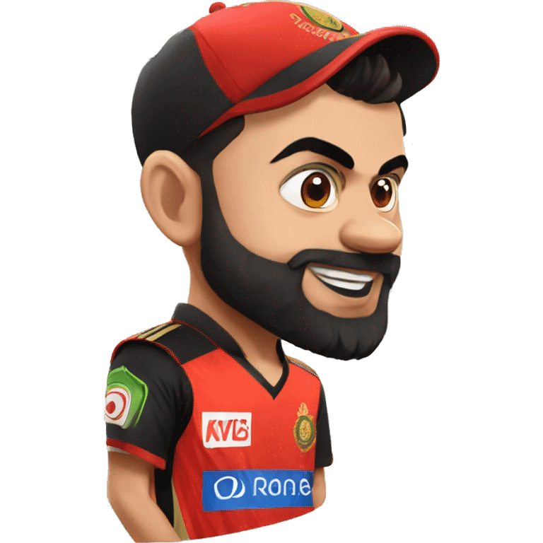 virat kohli in rcb emoji