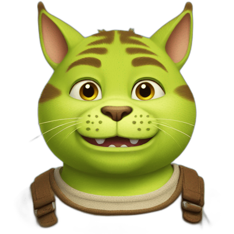 Shrek cat emoji