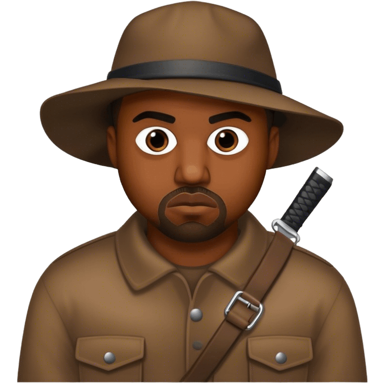 kanye west as a thief emoji