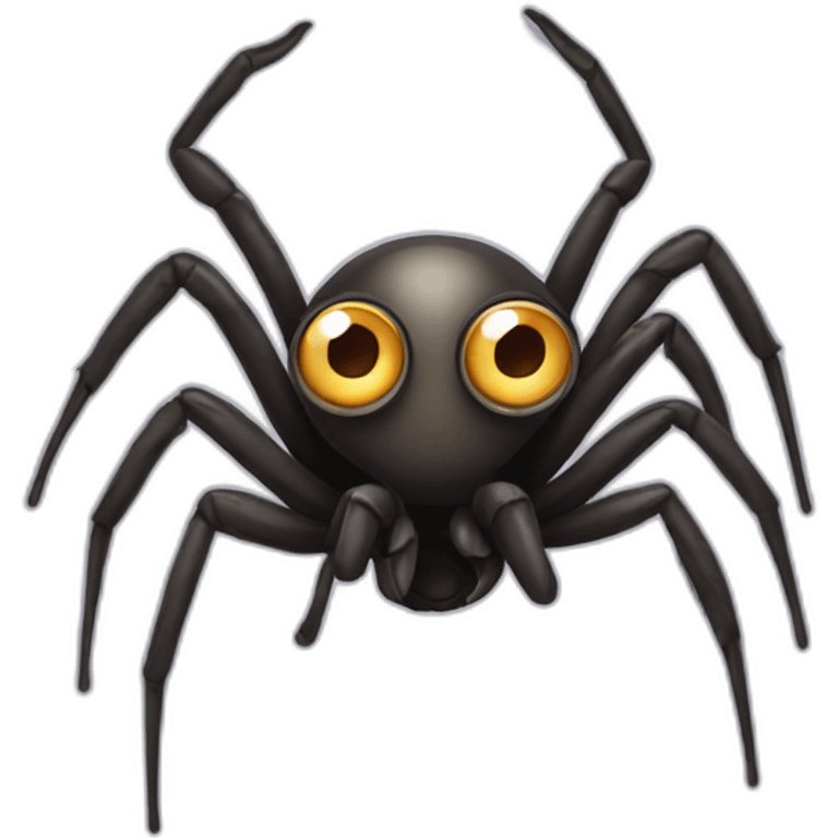 large eyed spider emoji