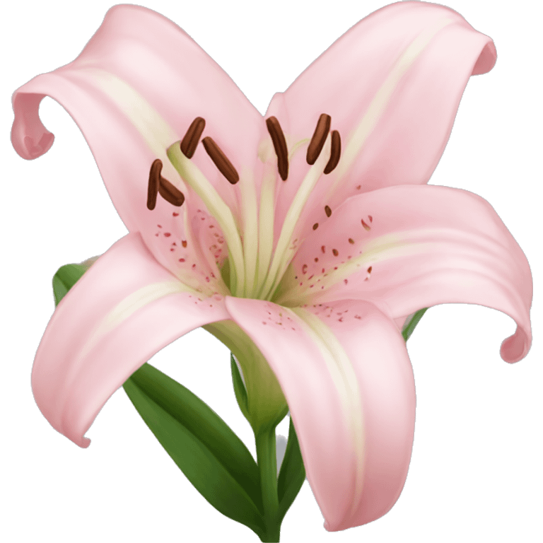 light pink lilium emoji