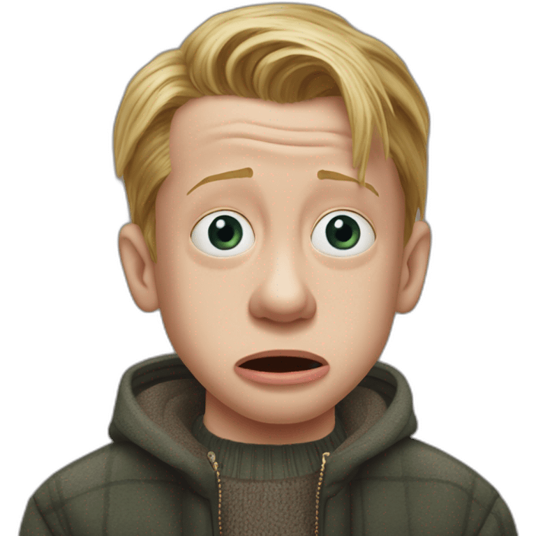 Macaulay Culkin Home Alone emoji