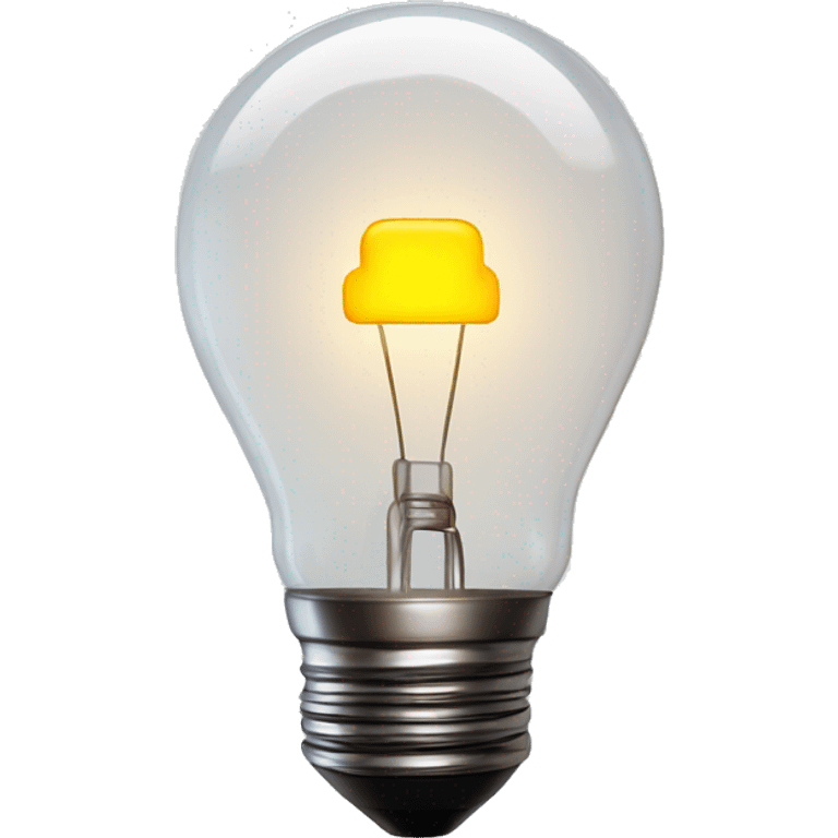 IA chatbot lightbulb emoji