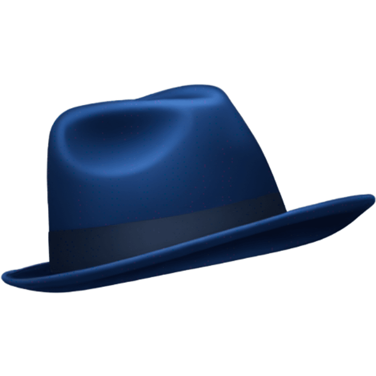 Darl blue hat emoji