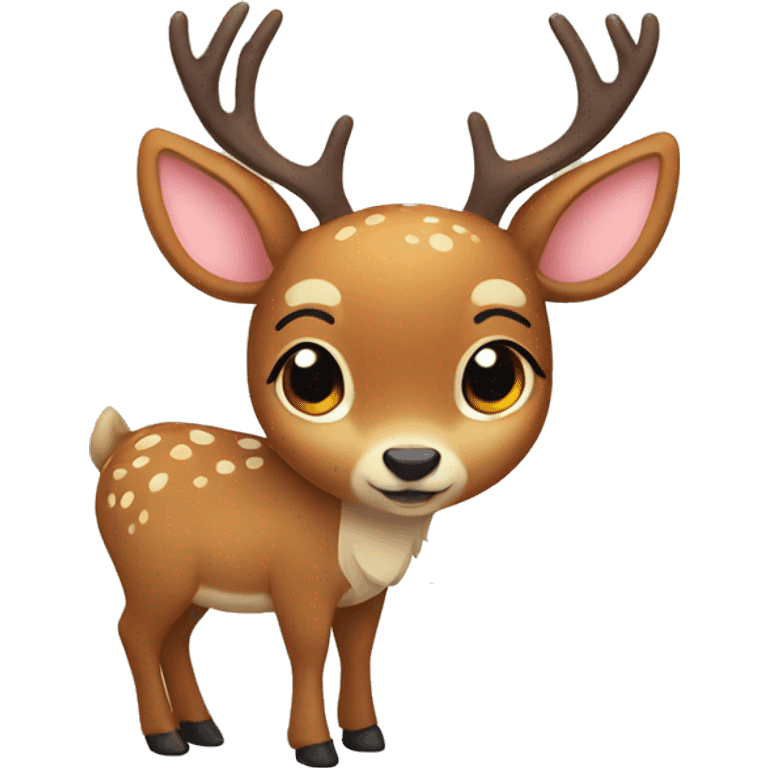 Cute deer emoji