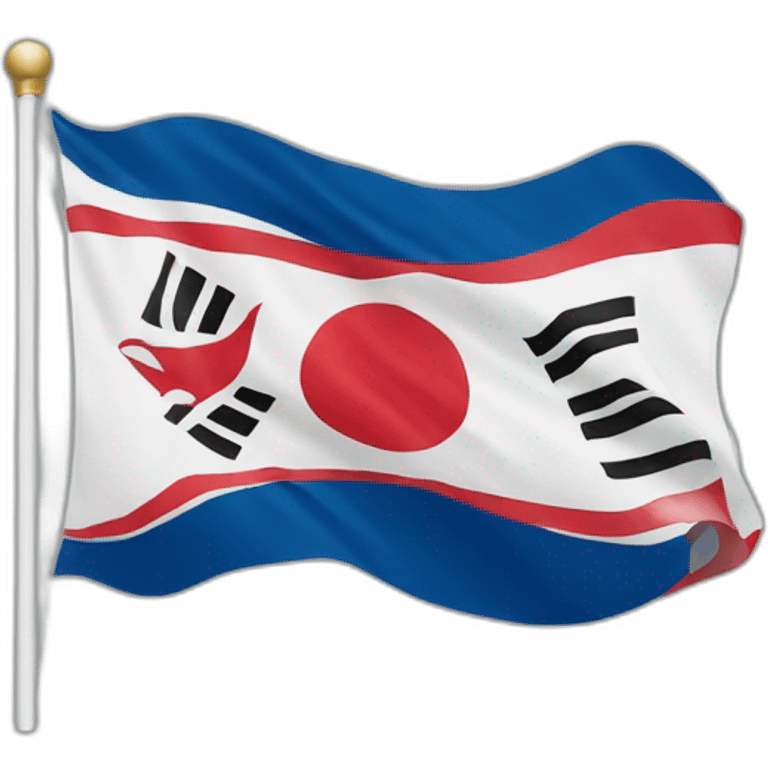 flag of east korea emoji