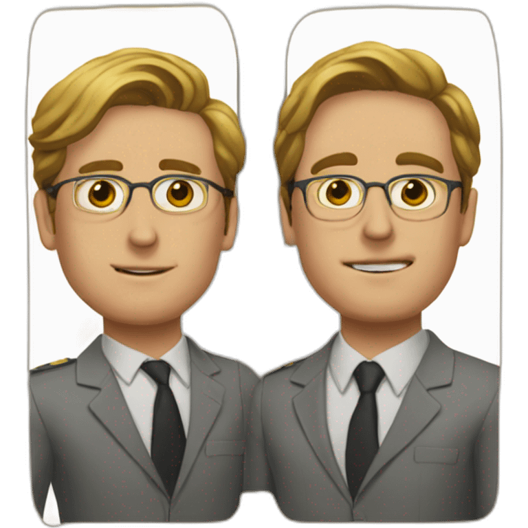 Jim and Dwight office emoji