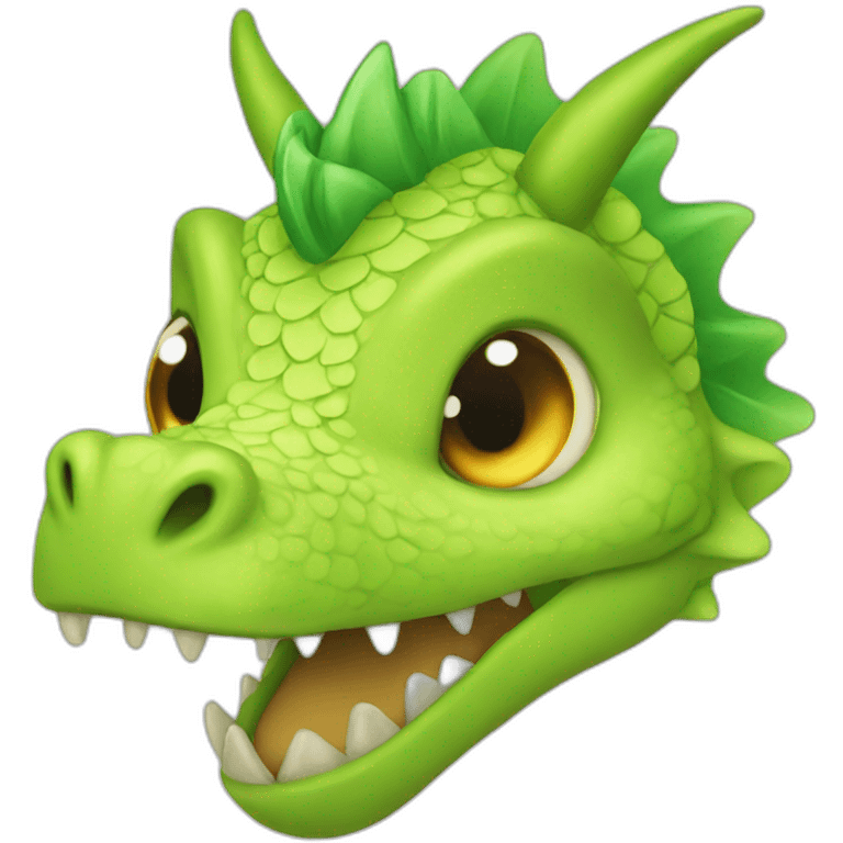 dragon cute good luck emoji