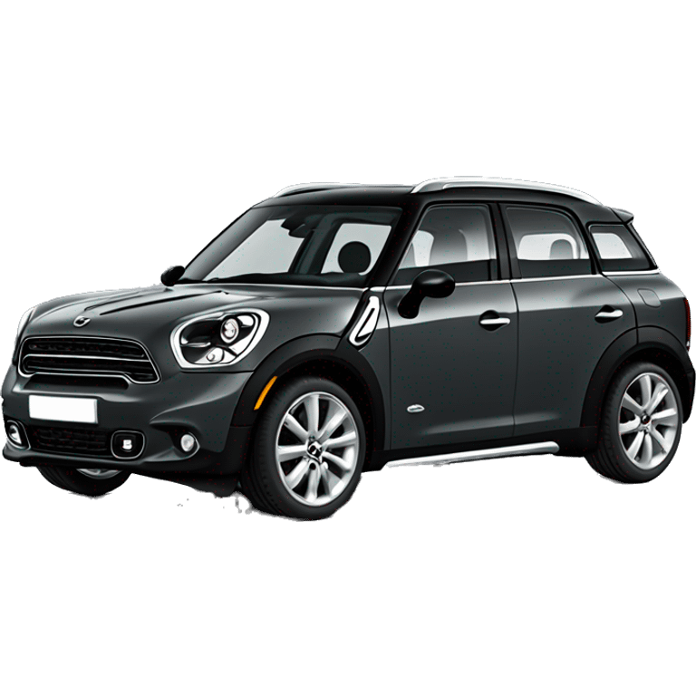 Mini countryman 2016 full dark grey color speeding emoji