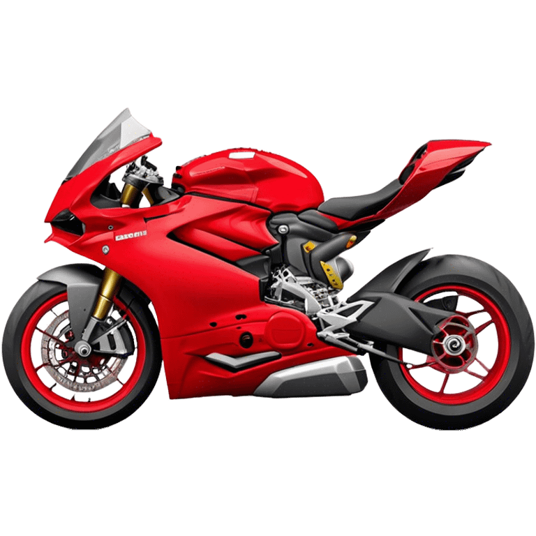 Ducati Panigale (Sportbike) - Ducati Panigale V4 (Model Year: 2022) (Iconic colour: Red) emoji