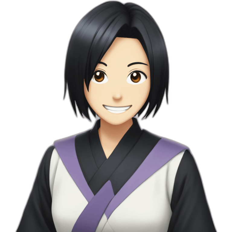 Rukia Kuchiki smiling emoji