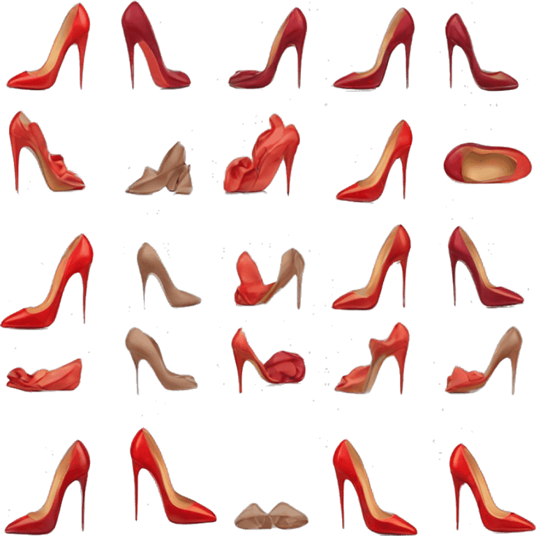 louboutin heels emoji