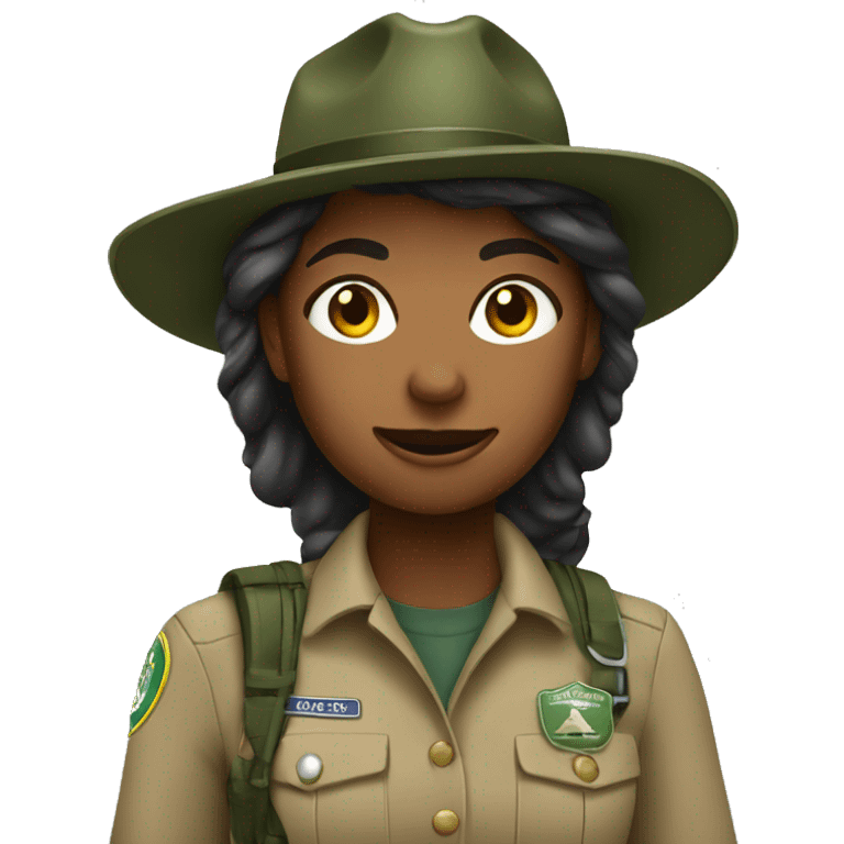 female park ranger emoji