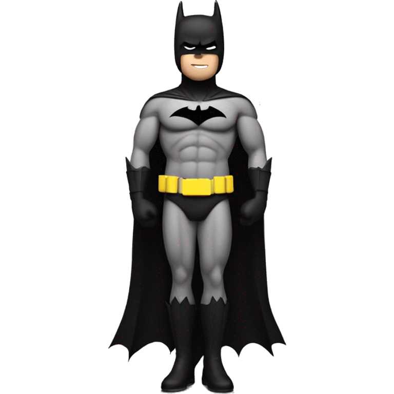 batman with silicone dress emoji