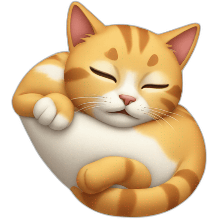 Cat qui dort emoji