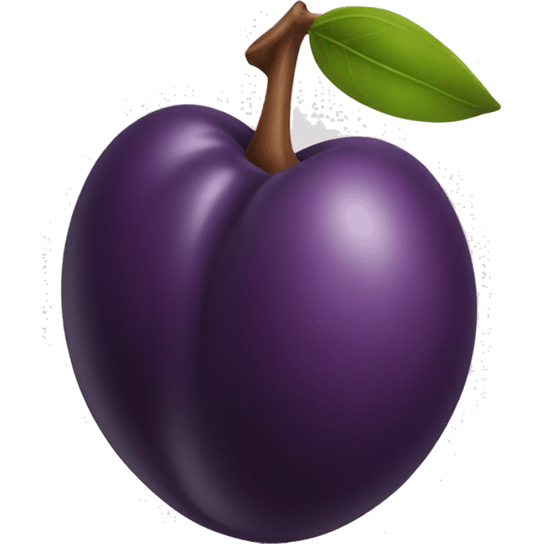 Plum emoji