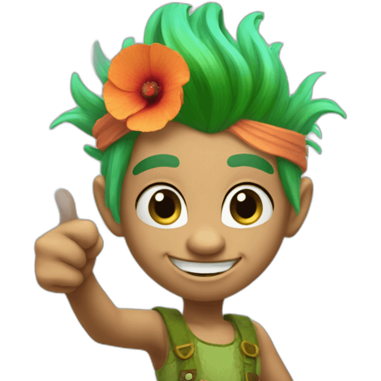 trolls poppy thumbs up emoji