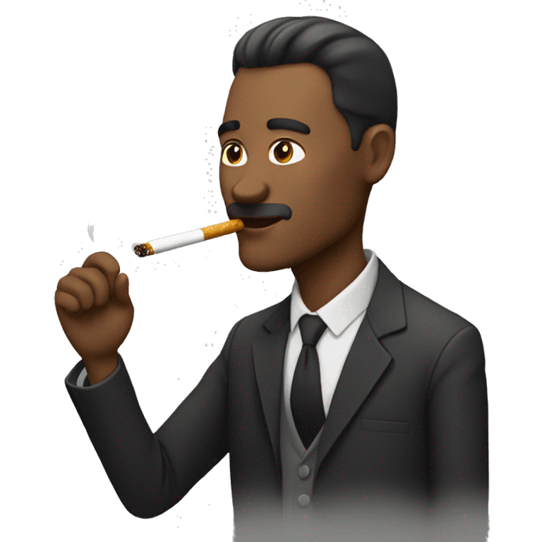 Homme avec une cigarette  emoji