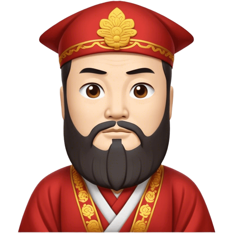 Cinematic Realistic Confucius Portrait Emoji, depicted as a wise ancient philosopher in traditional robes with a serene, contemplative expression, rendered with soft timeless textures and harmonious natural lighting that captures his enduring wisdom. emoji