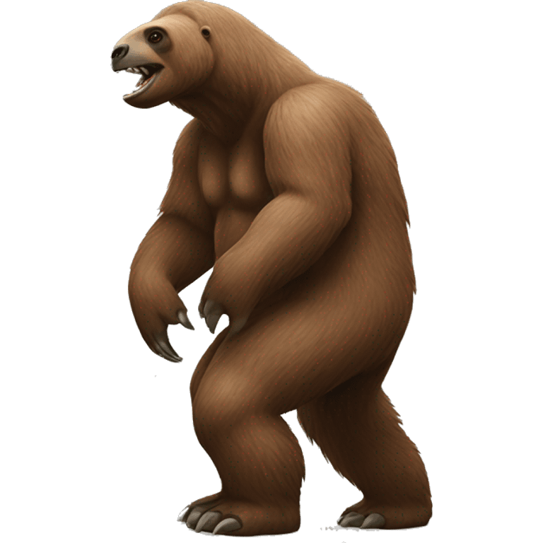 giant ground sloth reaching emoji