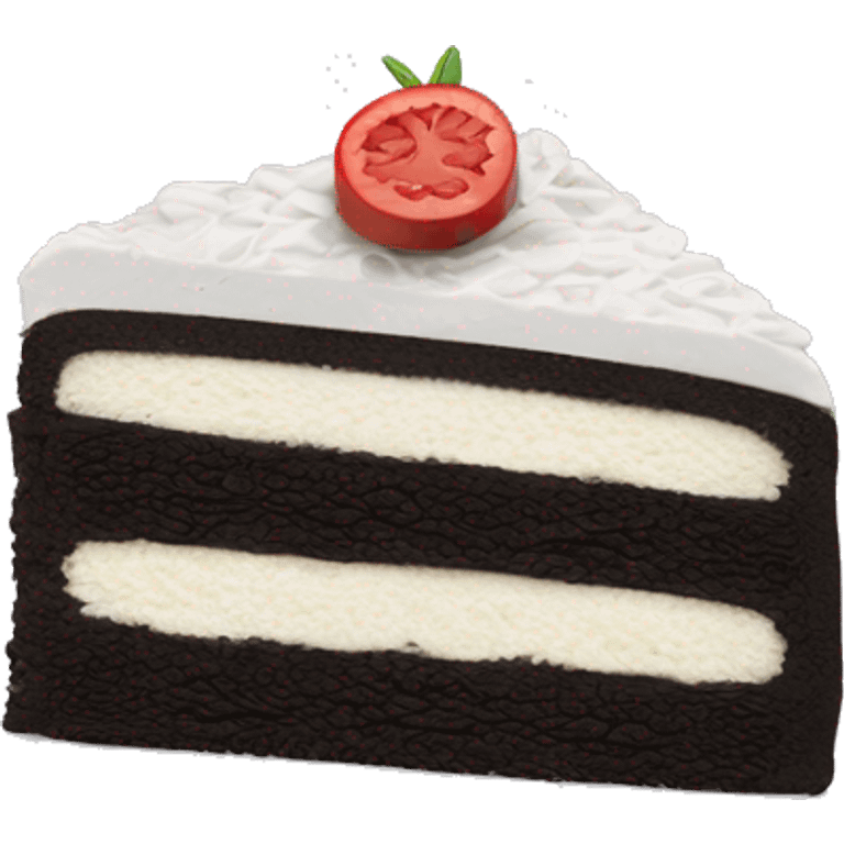 Oreo cake slice  emoji