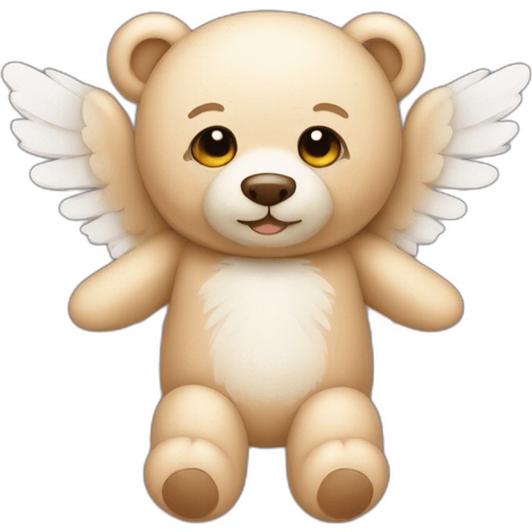 Teddy Bear with Angel wings emoji