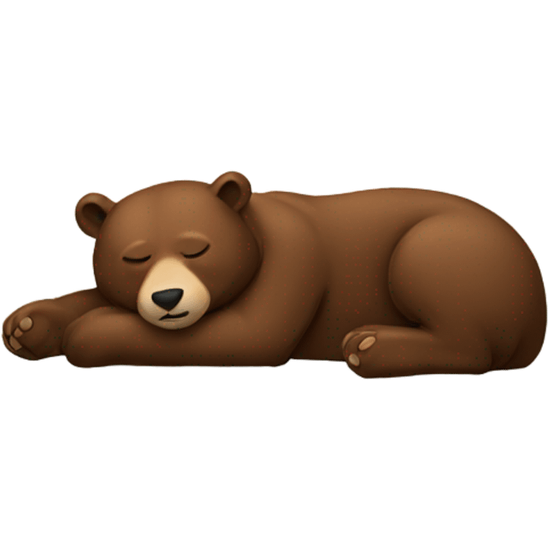 Sleeping bear emoji