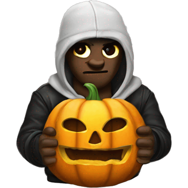 Gangsta pumpkin  emoji