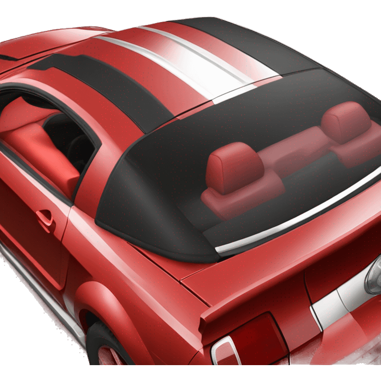 red 2005 Ford Mustang GT red interior emoji