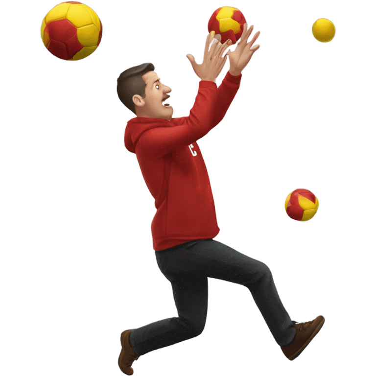 Lewandowski juggling emoji