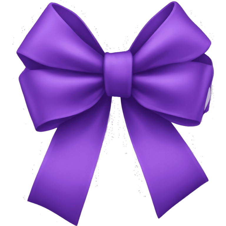 purple bow emoji