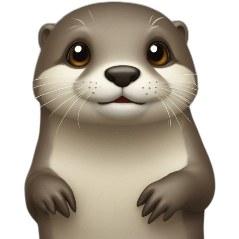 loutre sur une fourmi emoji