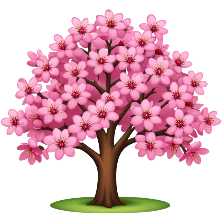 pink cherry tree emoji