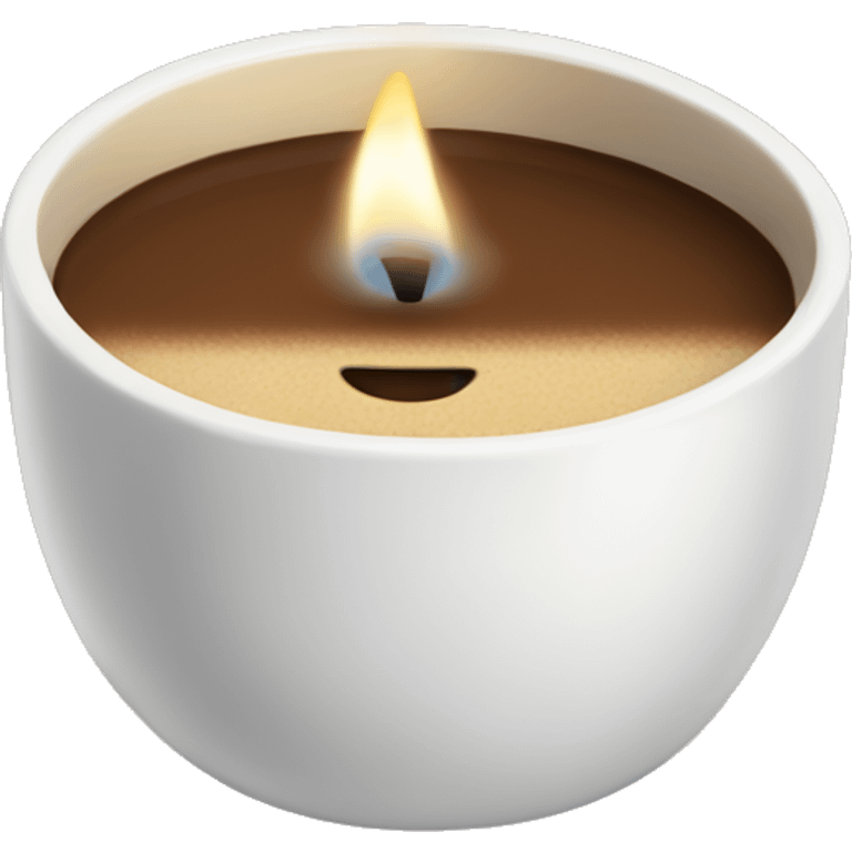 Scented coffee candle  emoji