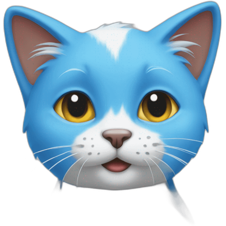 Smurf cat emoji