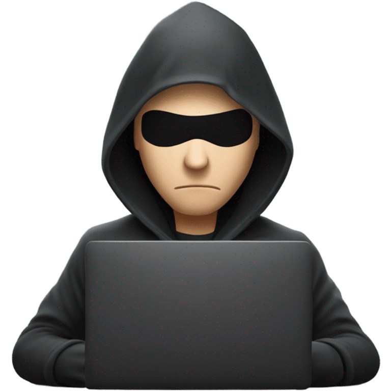 bank robber on laptop  emoji