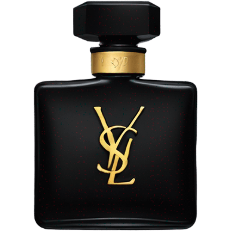 black ysl perfume emoji