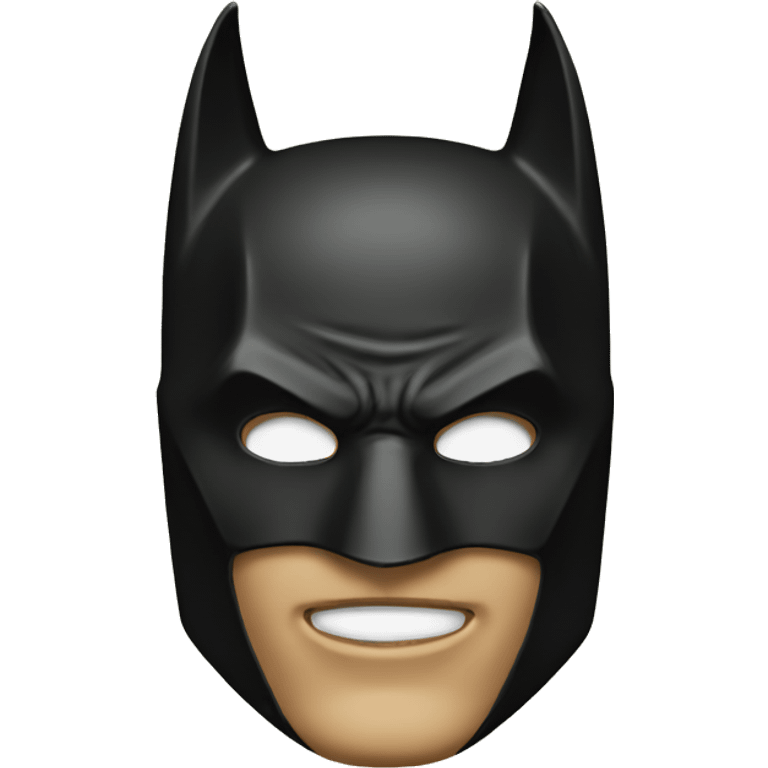 bat man mask emoji