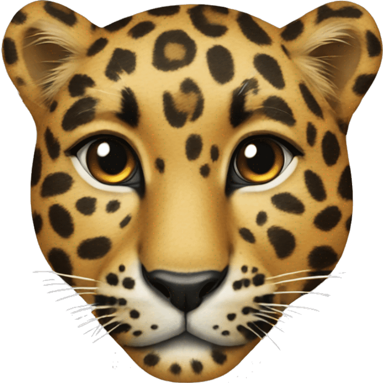 leopard print head emoji