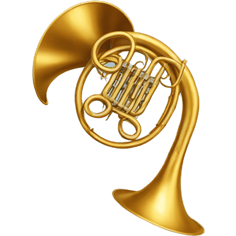 Golden French Horn emoji