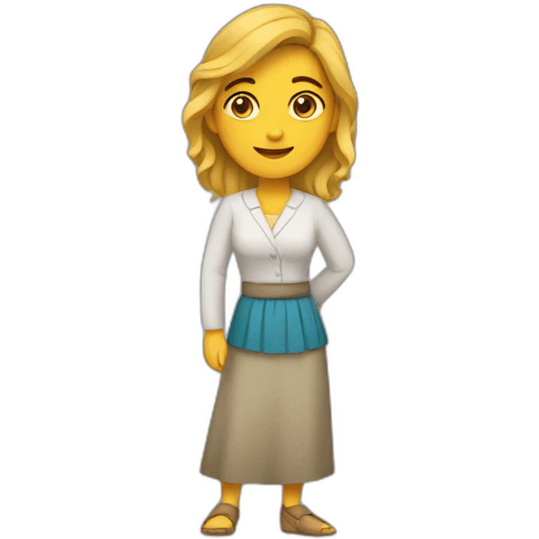 mujer enfadada emoji