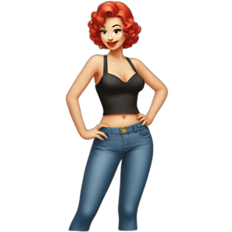 Pin-up emoji