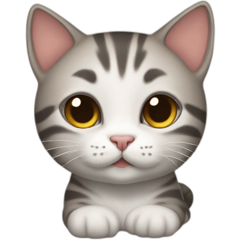 chonky tabby cat kitten emoji