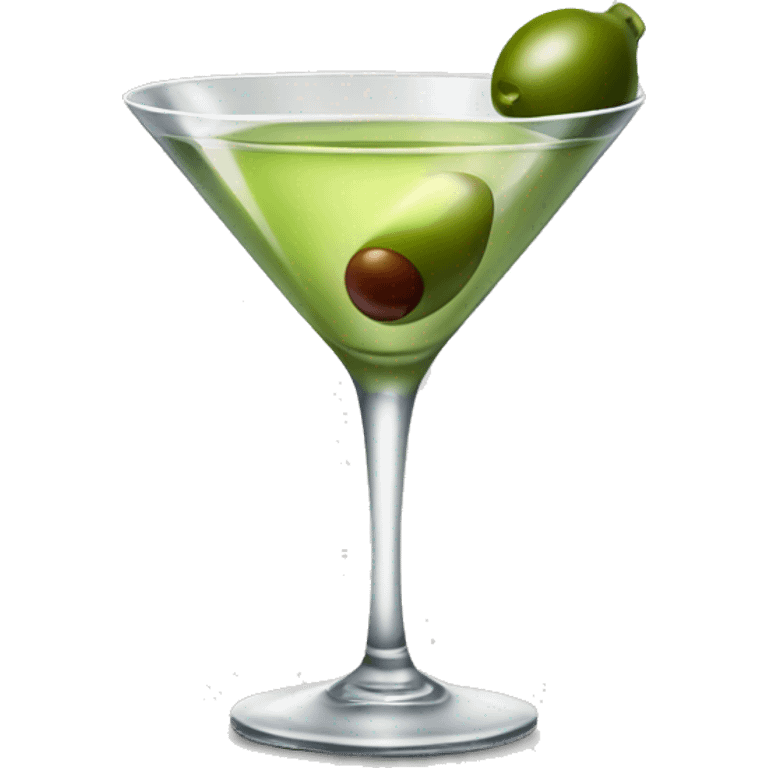 martini with olive no garnish emoji