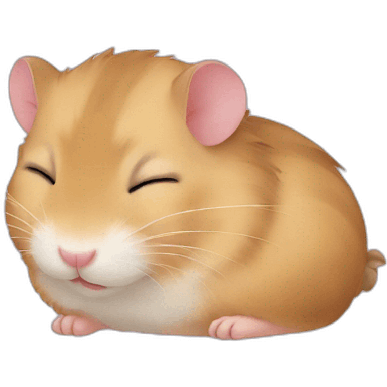 sleeping hamster emoji