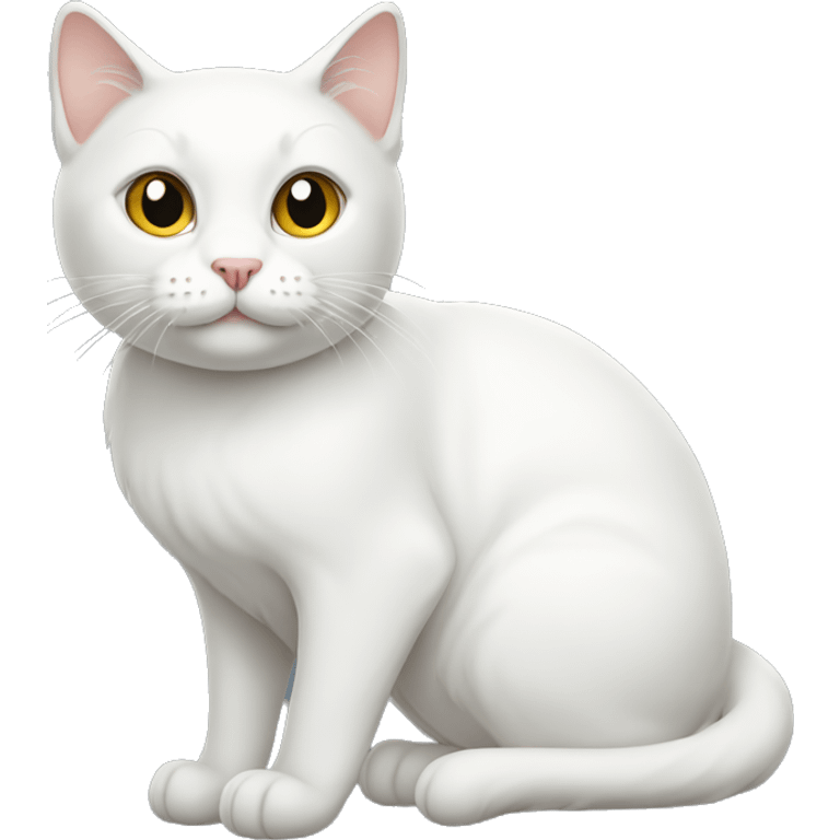 White cat emoji